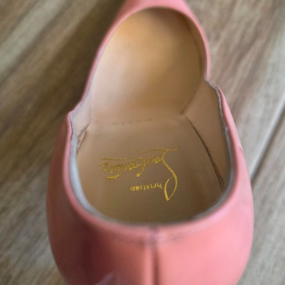 Christian Louboutin Dolly Pink Patent Leather Pumps Heels Eur. 36.5 - Picture 12 of 15